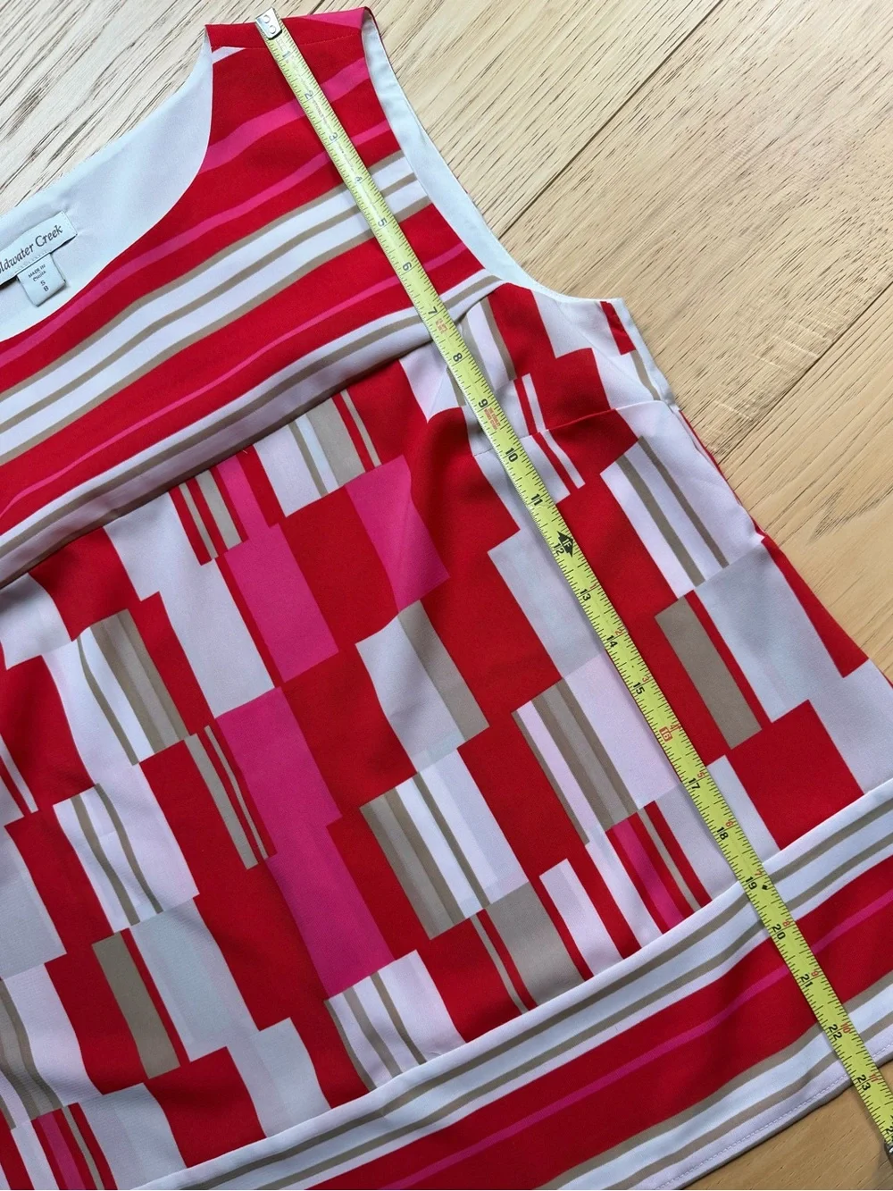 🎉5/$20🎉COLDWATER CREEK Geo-Print Sleeveless Shell